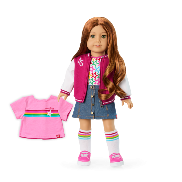 Truly Me™ 18-inch Doll #103 with wavy red hair