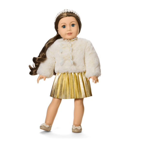 American Girl® x Janie and Jack Tied with Bows Jacket for 18-inch Dolls