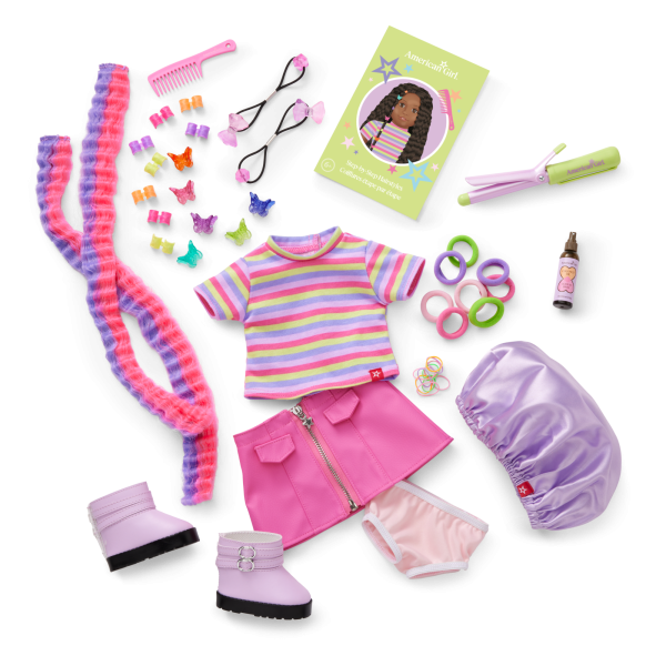 Long Hair Looks™ by Truly Me™ 18-inch Doll #135 & hair accessories