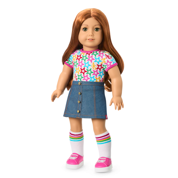 Truly Me™ 18-inch Doll #103 with wavy red hair