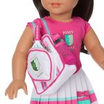 Raquel's™ Pickleball Bag & Paddle Set for 18-inch Dolls (Girl of the Year™ 2026)