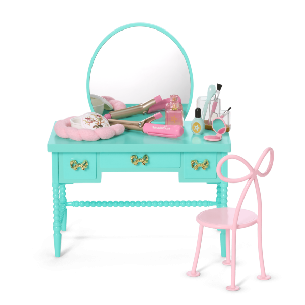 Raquel's™ Vintage Vanity for 18-inch Dolls (Girl of the Year™ 2026)