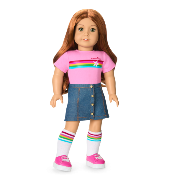 Truly Me™ 18-inch Doll #103 with wavy red hair