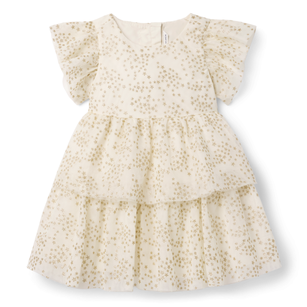 American Girl® x Janie and Jack Sparkly Cream Celebration Dress for Little Girls & Girls