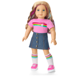 Truly Me™ 18-inch Doll #110 with wavy blonde hair