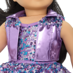Truly Me™ #111 Doll & Dance All Day Set with wavy black-brown hair