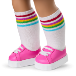 Truly Me™ 18-inch Doll #108 with curly black-brown hair