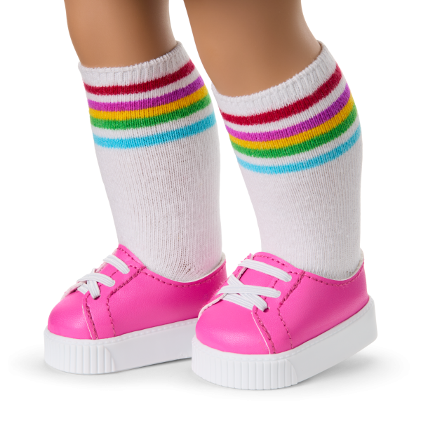 Truly Me™ 18-inch Doll #117 with wavy dark-brown hair