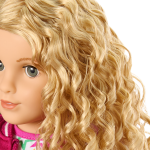 Truly Me™ 18-inch Doll #115 with curly blonde hair