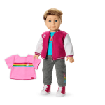 Truly Me™ 18-inch Doll #104 with straight caramel hair