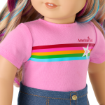 Truly Me™ 18-inch Doll #110 with wavy blonde hair