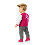 Truly Me™ 18-inch Doll #104 with straight caramel hair