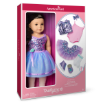 Truly Me™ #111 Doll & Dance All Day Set with wavy black-brown hair