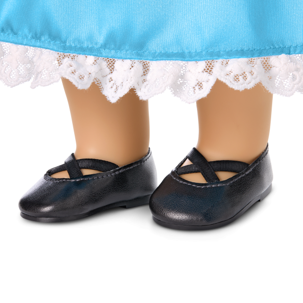 American Girl® Disney Princess Belle Blue Dress. Mrs. Potts. Chip & Accessories for 18-inch Dolls