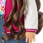 Truly Me™ 18-inch Doll #126 with wavy brown hair