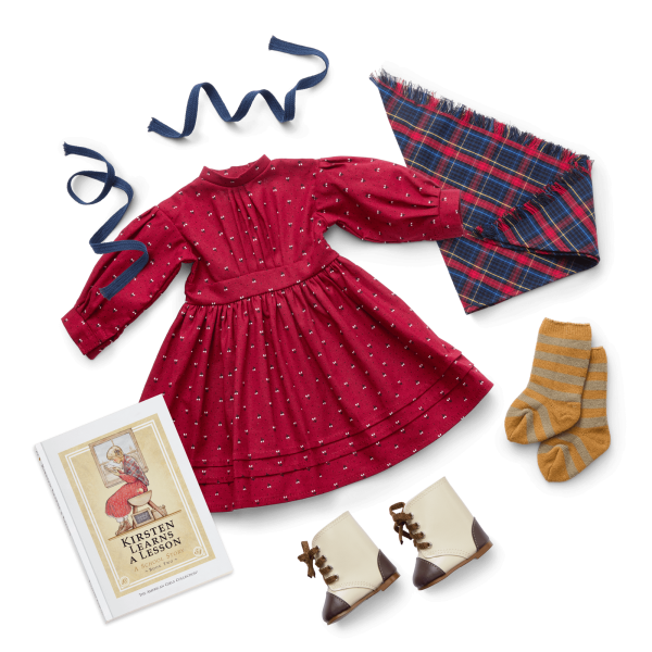 Kirsten's™ School Outfit & Book (Historical Characters)