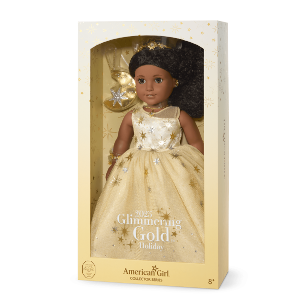 American Girl® 2025 Glimmering Gold™ Holiday Collector Doll