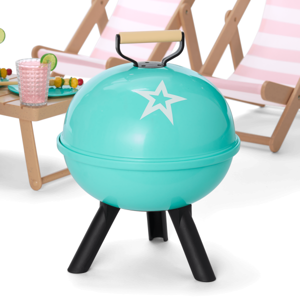 Raquel's™ Beach Chairs & Barbecue Set for 18-inch Dolls (Girl of the Year™ 2026)