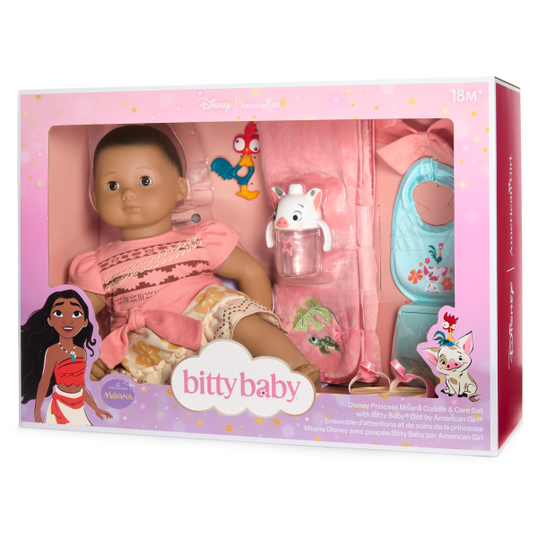 Disney Princess Moana Cuddle & Care Set with Bitty Baby® Doll by American Girl®