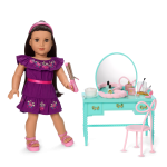 Raquel's™ Vintage Vanity for 18-inch Dolls (Girl of the Year™ 2026)