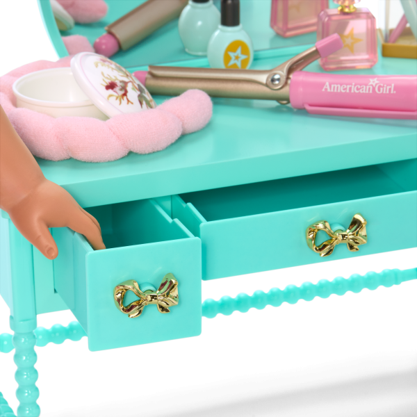 Raquel's™ Vintage Vanity for 18-inch Dolls (Girl of the Year™ 2026)