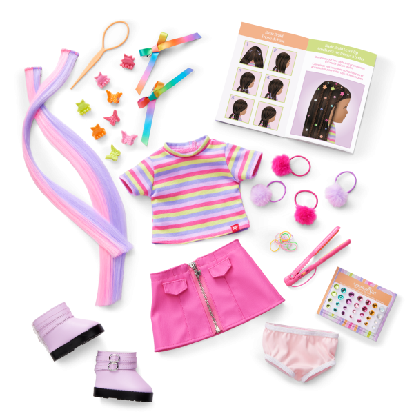 Long Hair Looks™ by Truly Me™ 18-inch Doll #134 & hair accessories