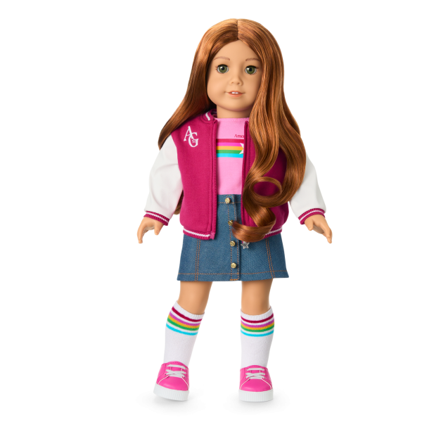 Truly Me™ 18-inch Doll #103 with wavy red hair