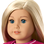 Truly Me™ 18-inch Doll #100 with straight layered blonde hair