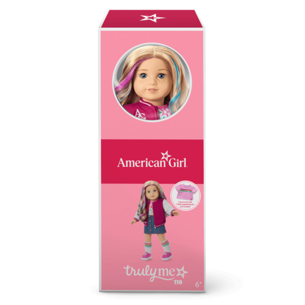 Truly Me™ 18-inch Doll #110 with wavy blonde hair
