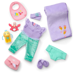 Disney Princess Ariel Cuddle & Care Set with Bitty Baby® Doll by American Girl®