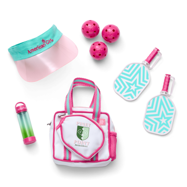 Raquel's™ Pickleball Bag & Paddle Set for 18-inch Dolls (Girl of the Year™ 2026)