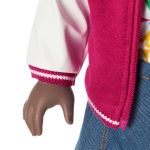 Truly Me™ 18-inch Doll #127 with curly dark-brown hair