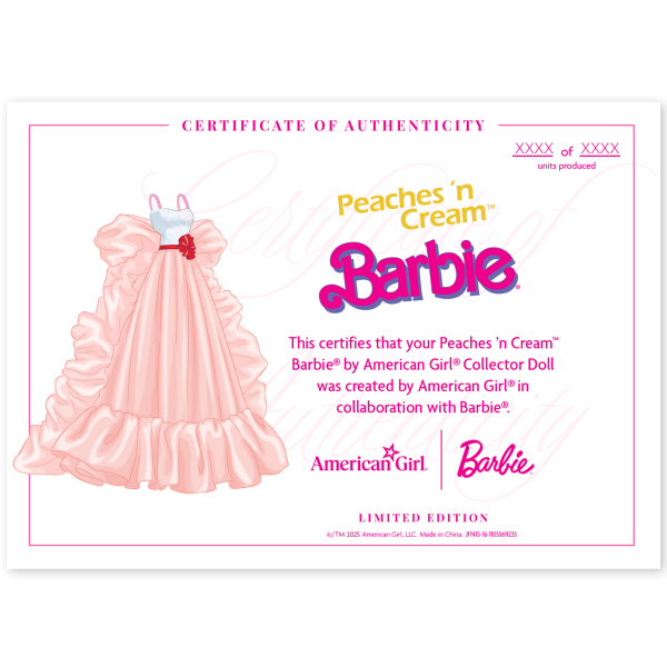 Peaches 'n Cream™ Barbie® by American Girl® Collector Doll