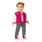 Truly Me™ 18-inch Doll #104 with straight caramel hair