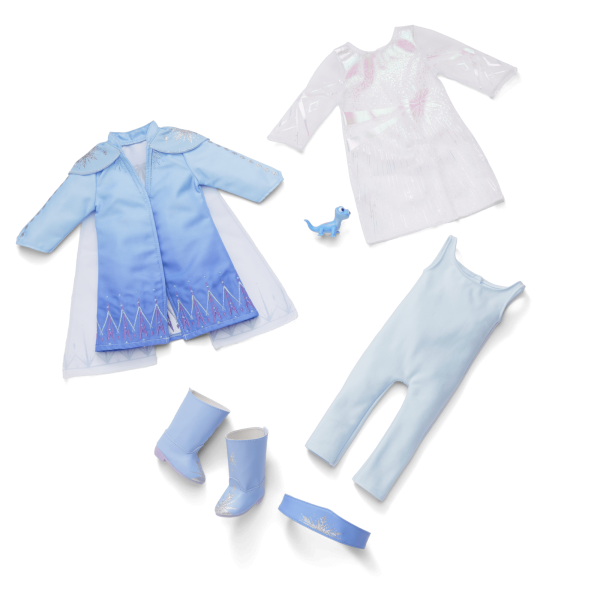 Disney Frozen Elsa Travel Outfit & Bruni for 18-inch Dolls by American Girl®