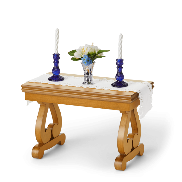 Rebecca's™ Parlor Table for 18-inch Dolls (Historical Characters)