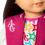 Truly Me™ 18-inch Doll #130 with straight black-brown hair