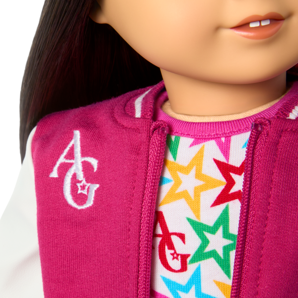 Truly Me™ 18-inch Doll #130 with straight black-brown hair