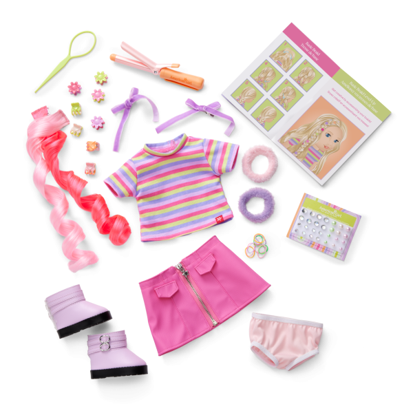 Long Hair Looks™ by Truly Me™ 18-inch Doll #133 & hair accessories