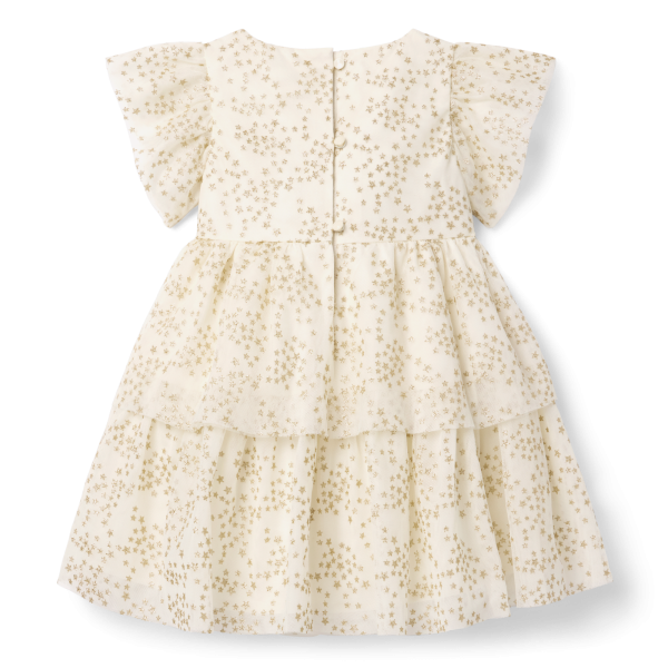 American Girl® x Janie and Jack Sparkly Cream Celebration Dress for Little Girls & Girls