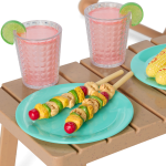 Raquel's™ Beach Chairs & Barbecue Set for 18-inch Dolls (Girl of the Year™ 2026)