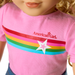 Truly Me™ 18-inch Doll #115 with curly blonde hair