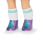 Truly Me™ #111 Doll & Dance All Day Set with wavy black-brown hair