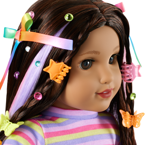 Long Hair Looks™ by Truly Me™ 18-inch Doll #134 & hair accessories