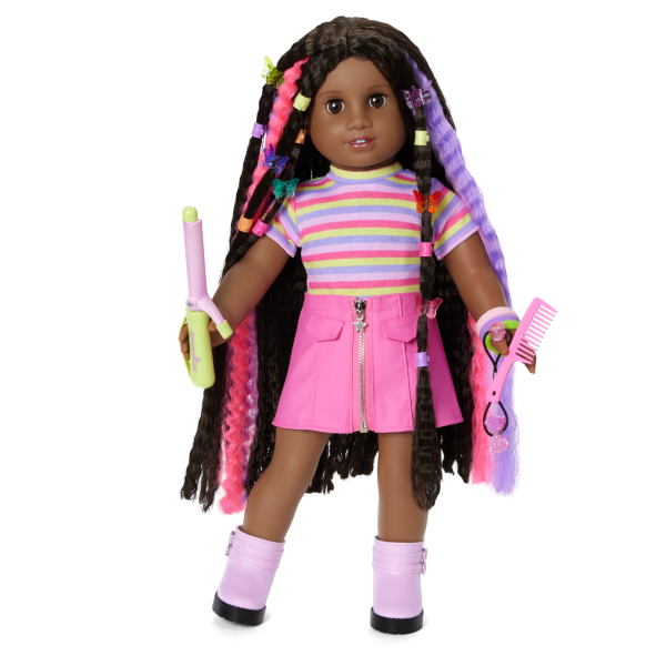 Long Hair Looks™ by Truly Me™ 18-inch Doll #135 & hair accessories