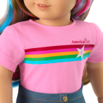 Truly Me™ 18-inch Doll #101 with wavy caramel hair