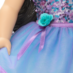 Truly Me™ #111 Doll & Dance All Day Set with wavy black-brown hair