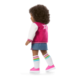 Truly Me™ 18-inch Doll #112 with curly dark-brown hair
