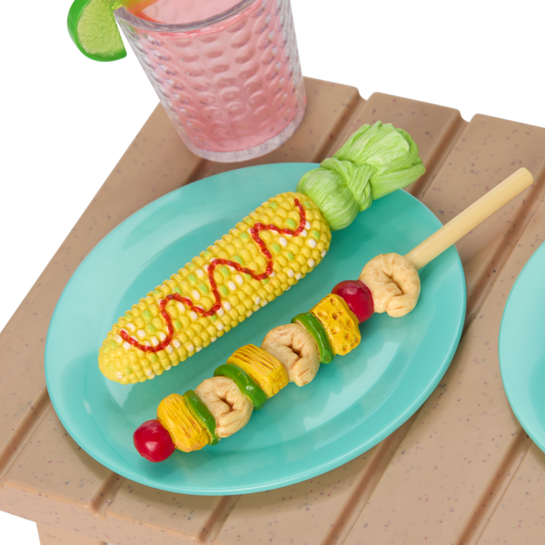 Raquel's™ Beach Chairs & Barbecue Set for 18-inch Dolls (Girl of the Year™ 2026)