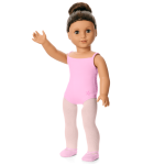 Truly Me™ #117 Doll & Dance All Day Set with wavy dark-brown hair